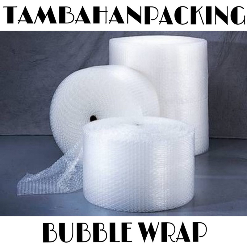 

TAMBAHAN PACKAGING BUBBLE WRAP DAN KARDUS