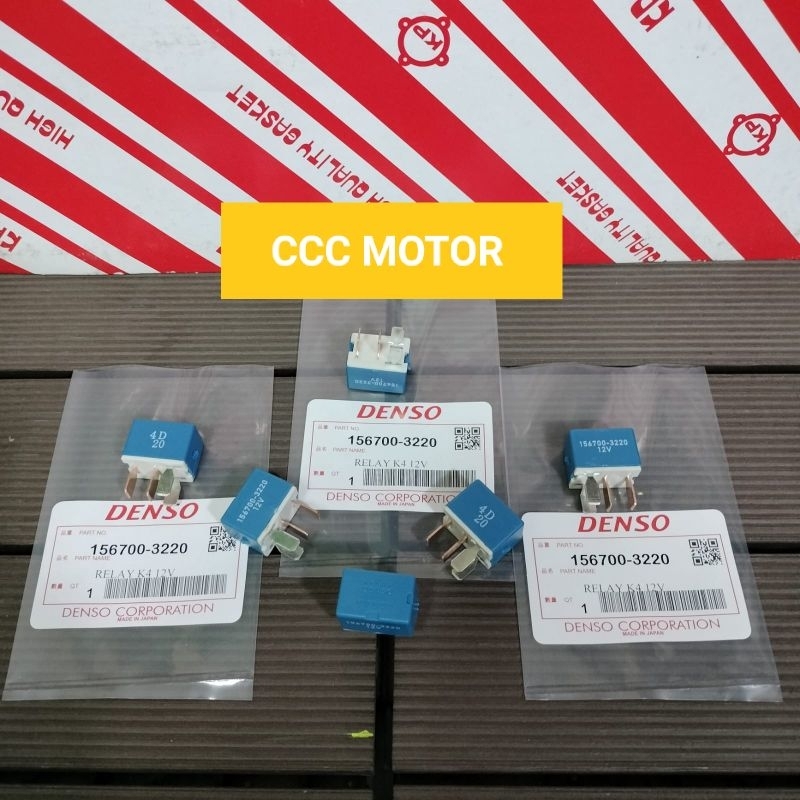 RELAY BIRU KAKI 4 DENSO AVANZA RELAY UNIVERSAL BIRU