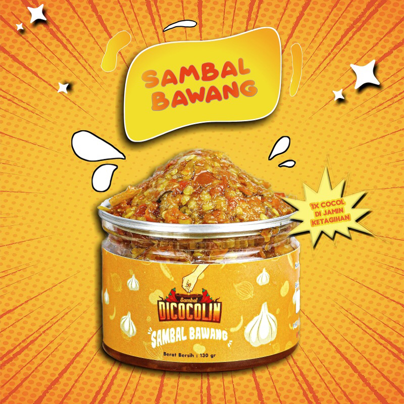 

SPECIAL SAMBAL BAWANG BY DICOCOLIN