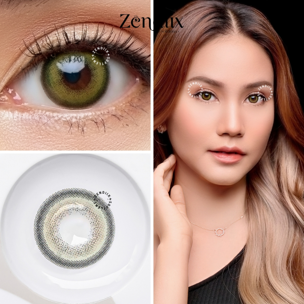 Softlens I-DOL MADE Warna MIST GREEN Normal Minus