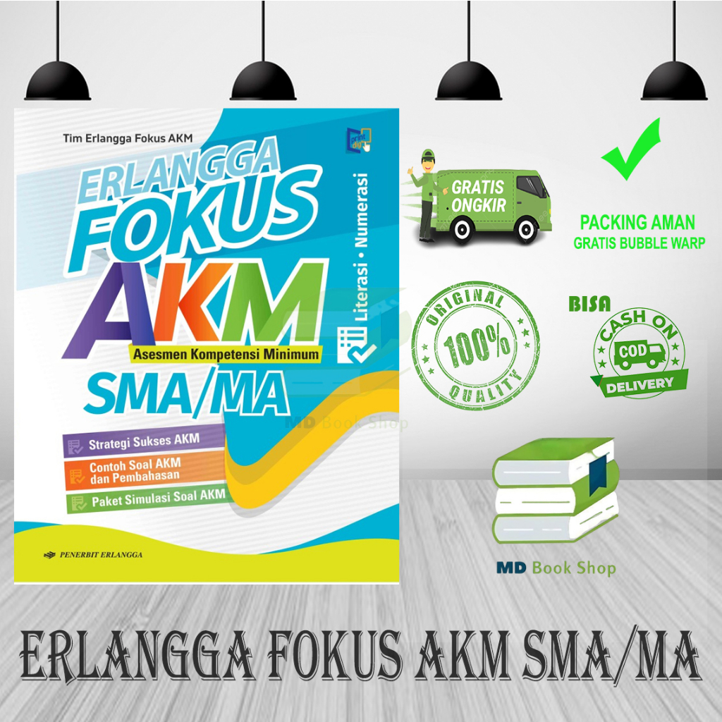 BEST SELLER ORIGINAL ERLANGGA FOKUS AKM SMA/MA - TIM ERLANGGA FOKUS AKM