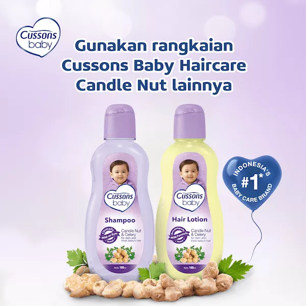 [BPOM] Cussons Baby Natural Hair Oil 100ml / Coconut / Candlenut / Minyak Rambut / MY MOM