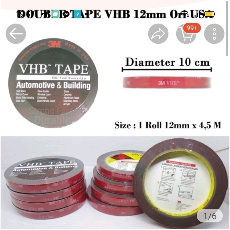 

Double tape vhb 3m foam