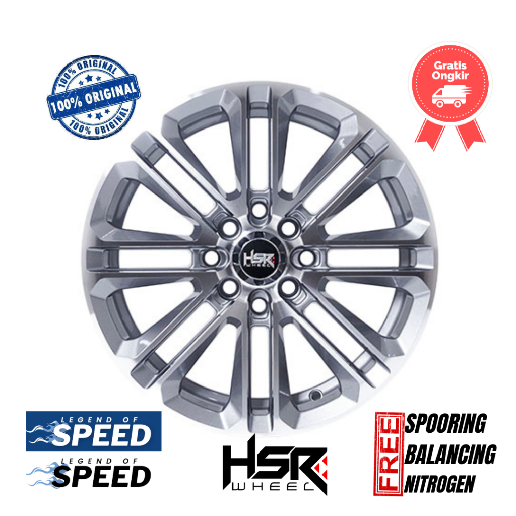 Velg HSR Ring 15 Alkani (Kijang,Mirage,Ayla,Brio Dll)