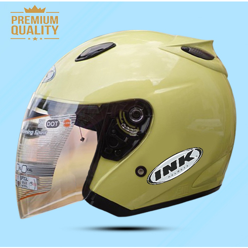 Helm Dewasa Half FAce Centro Polos Untuk Pria Dan Wanita Dewasa Helm SNI Free Stiker