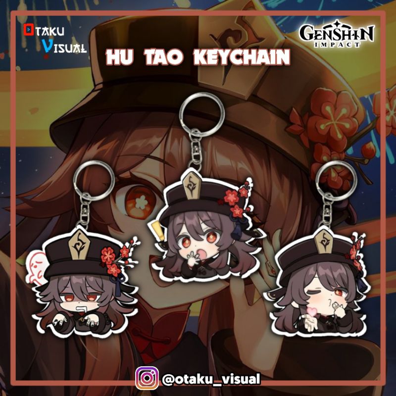 Hu Tao Keychain Genshin Impact