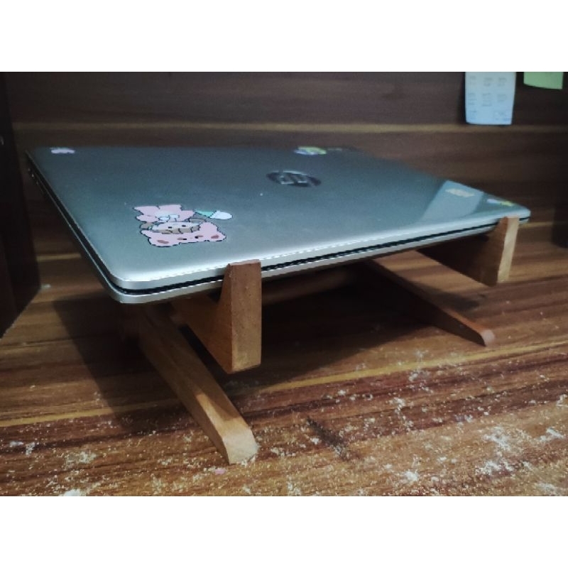 Meja/Stand Penyangga Laptop Kayu Preloved