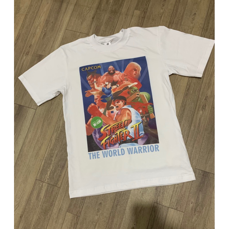 KAOS VINTAGE STREET FIGHTER II POSTER DESIGN RETRO GAMES TRY ON FRANK OCEAN TEE