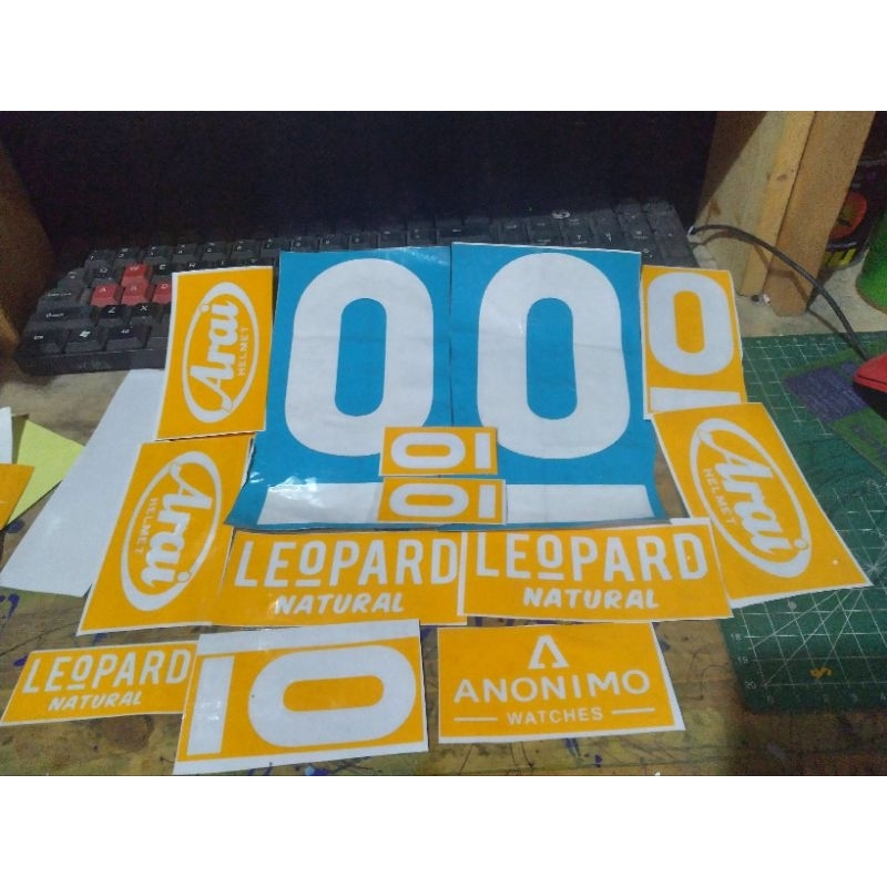 stiker repaint arai leopard