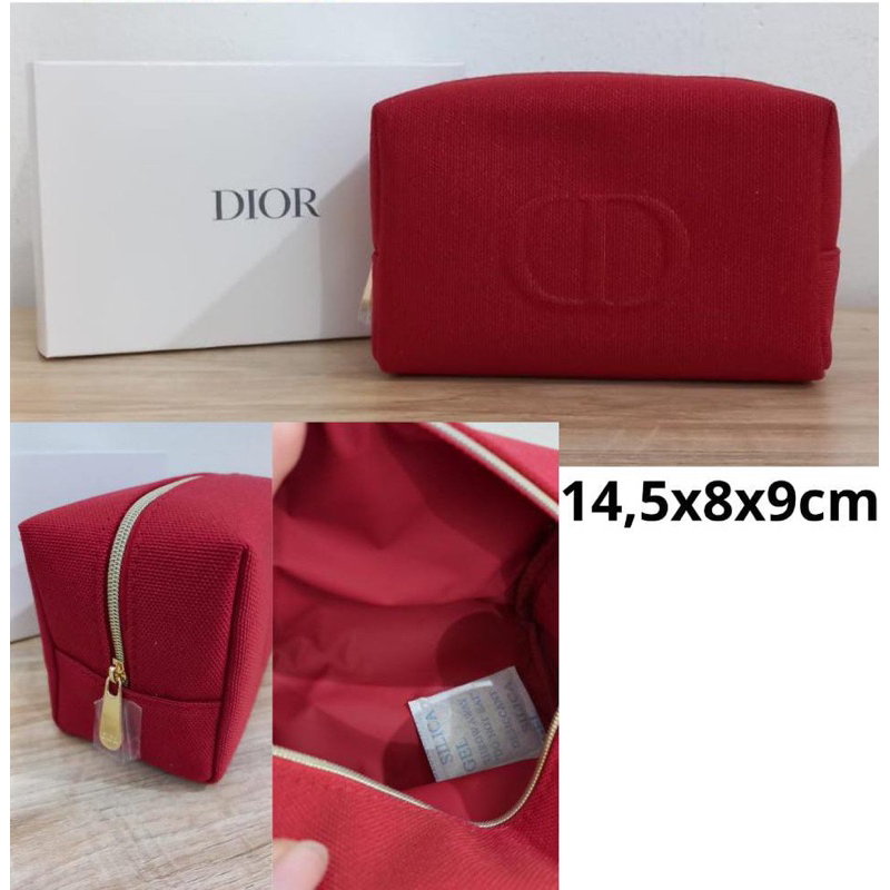Pouch red Dior original with box