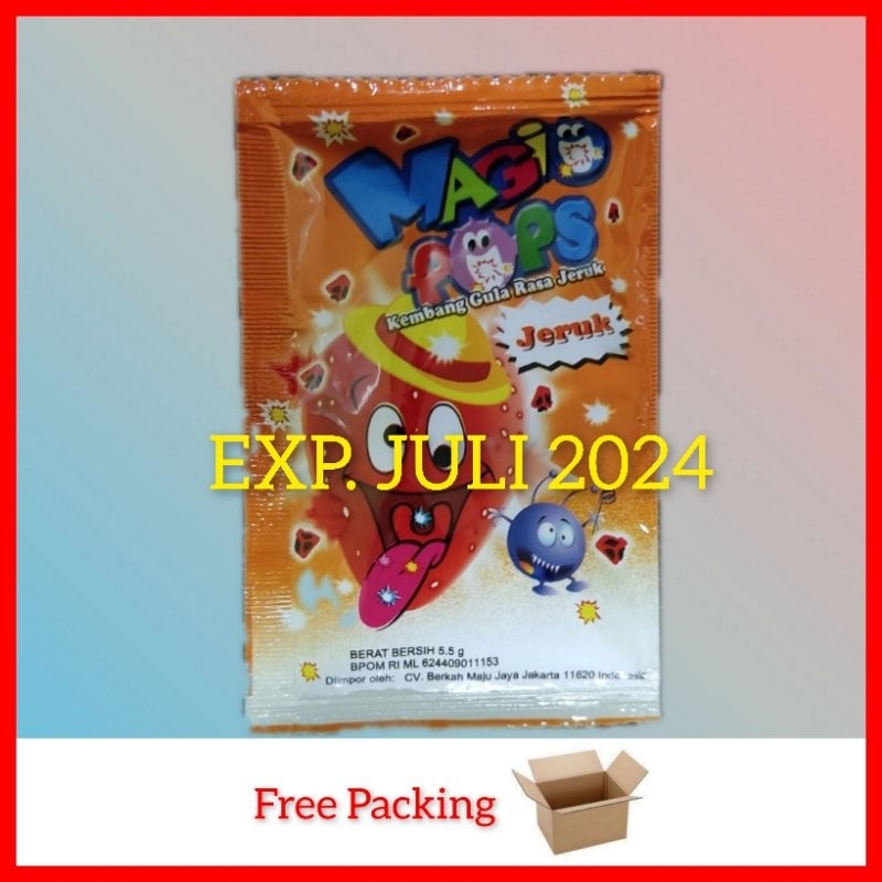 

Magic Pops Kembang Gula Jeruk/ Magic pops Candy/ permen magic pops/ permen popping/ permen