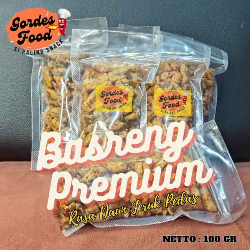 

BASRENG STIK PREMIUM/PEDAS DAUN JERUK/ GORDES FOOD/100gram/Terlaris