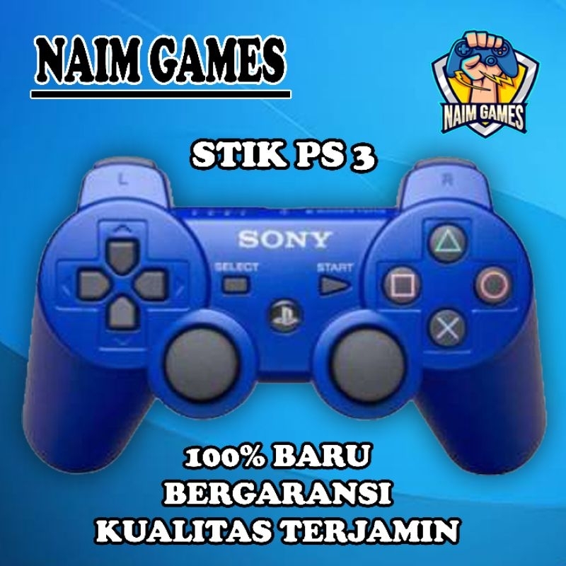 Stik PS3 WIRELESS ORI PABRIK / STIK PS 3 USB OP WARNA