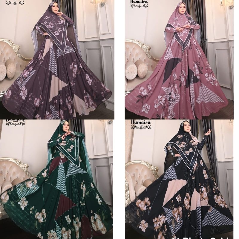 GAMIS SYARI PREMIUM / ALMEERA SYARI BY HUMAIRA / GAMIS HUMAIRA TERBARU