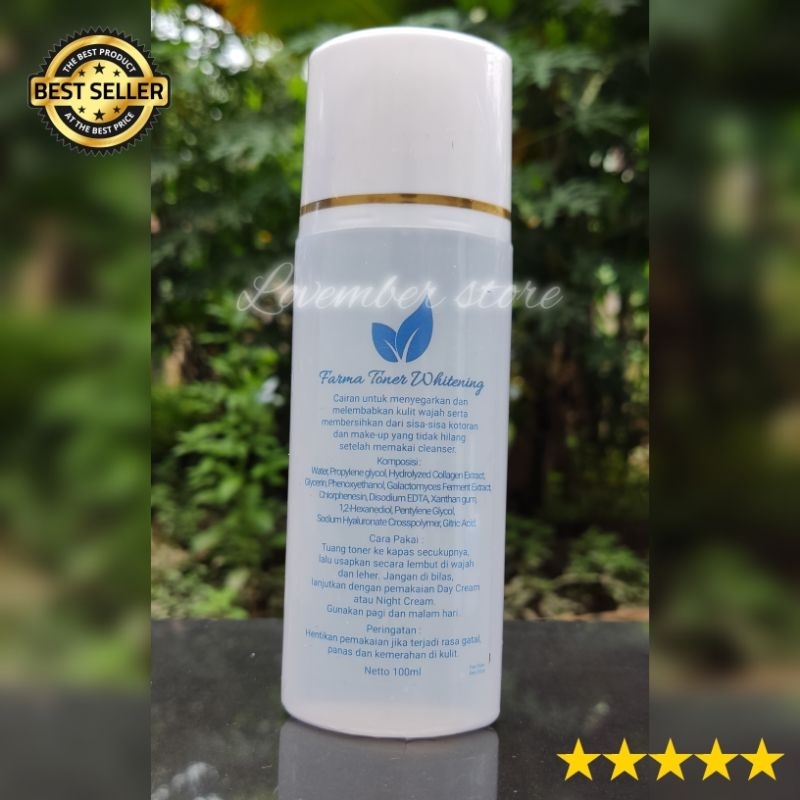 Farma Toner Whitening Original Pembersih Wajah Farma Wdc