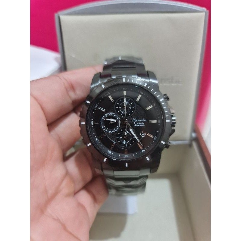 Alexandre Christie AC 6141 Full Black MAN