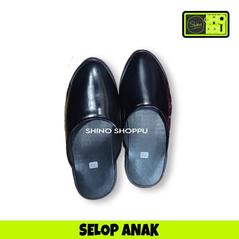 Selop Anak Laki-laki dan Perempuan Adat Jawa size 26-40/ Sandal Slop Patah/ Slop Kejawen Tradisional