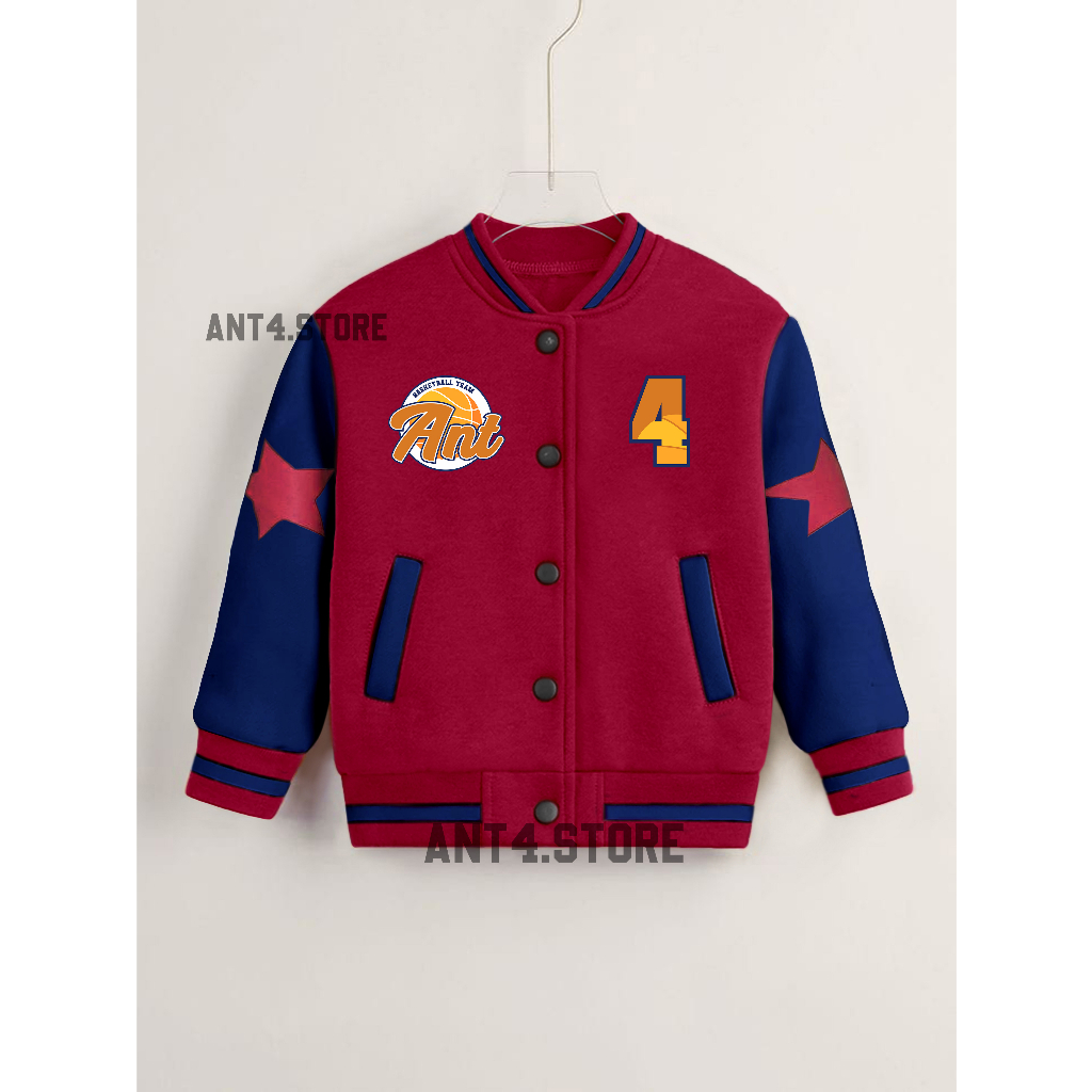 JAKET ANAK VARSITY BASEBALL JAKCET ANAK LAKI LAKI PEREMPUAN UMUR 2 - 12 TAHUN