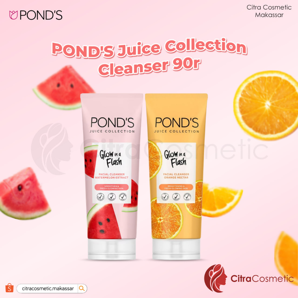 Ponds Cleanser Series 90Gr | Watermelon Extract | Oranges Extract