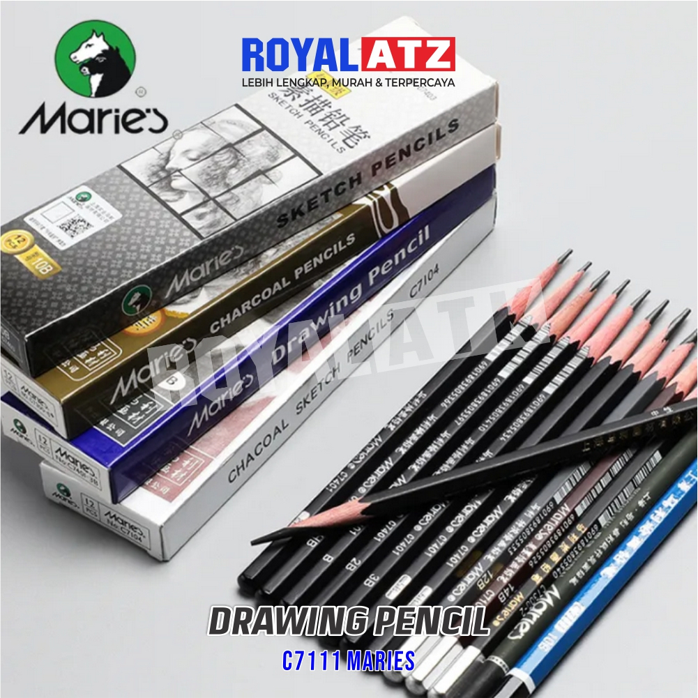 

Maries Drawing Sketch Pencil / Pensil Gambar Sketsa Maries C7111 - 10B