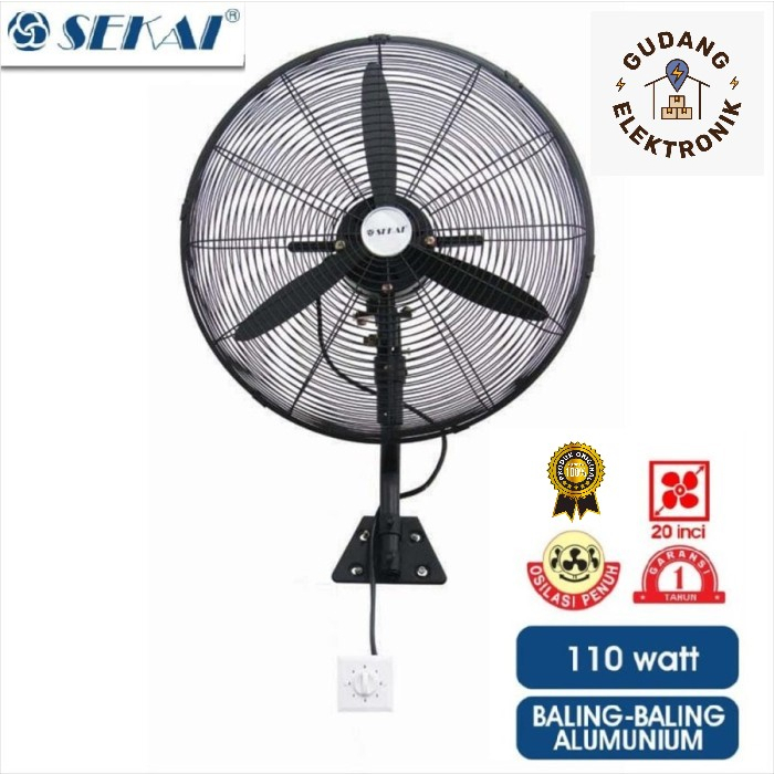 Sekai Kipas Angin Dinding Industri SEKAI IWF 2038