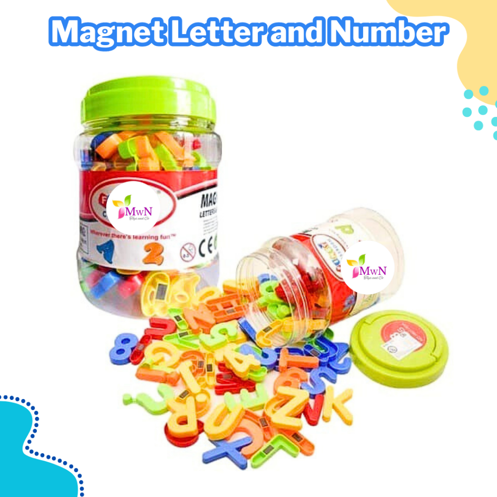 mwn.toys Magnet Letter and Number