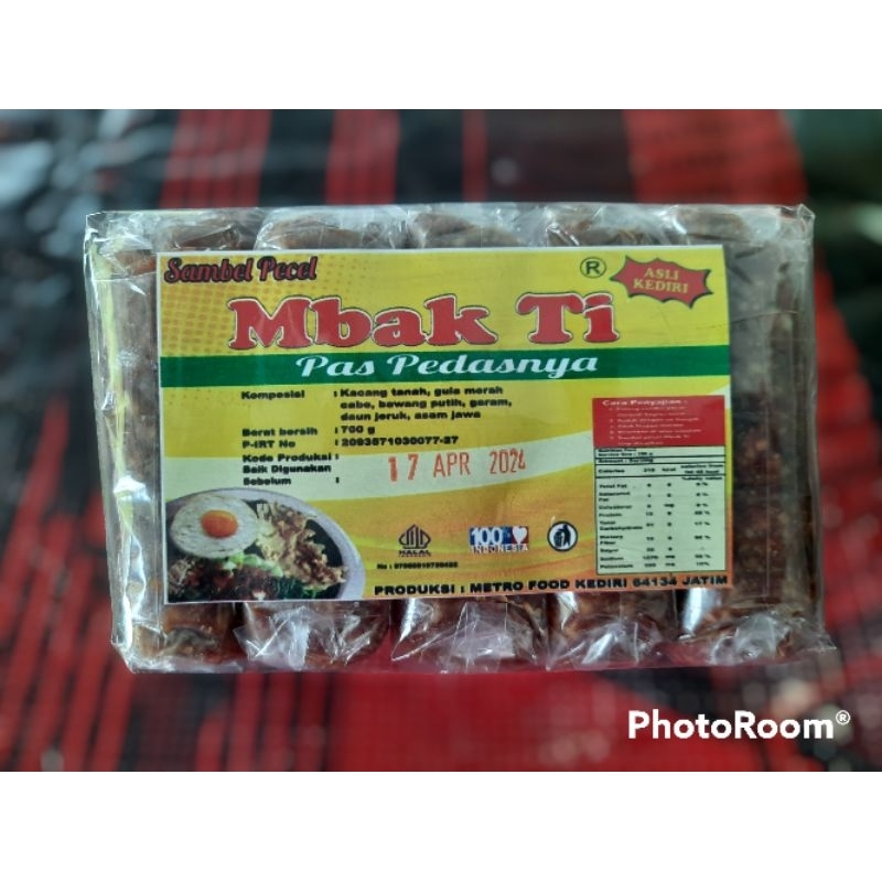 

Sambal Pecel Khas Kediri 1 Pack isi 5