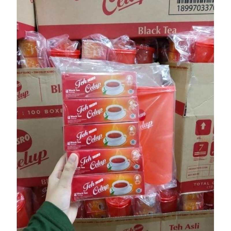 

teh celup sosro isi 5 free tumbler
