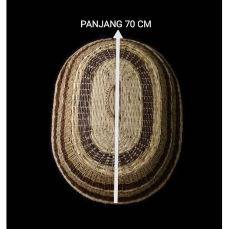 tudung saji rotan / penutup makanan asli rotan