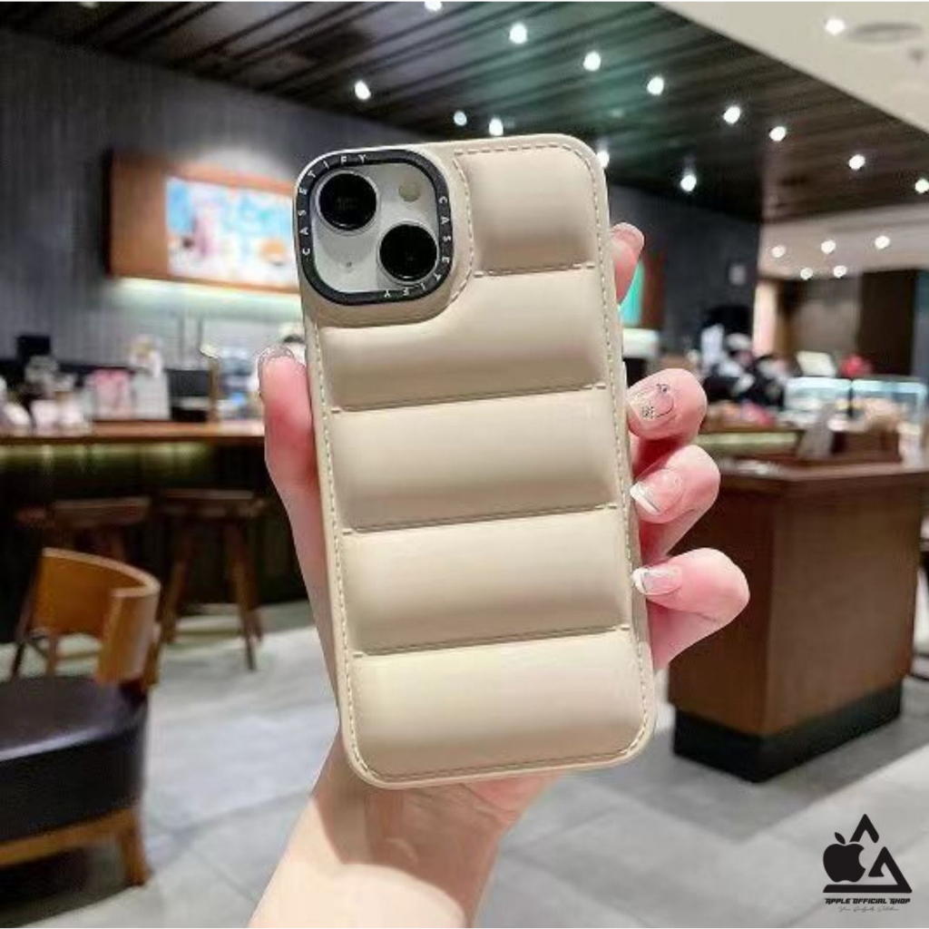 Premium Soft 3D Puff Matte Case Air Jacket iPhone 12 Pro Max 11 Pro Max Xr X Xs Max 7 7+ 8 8+ Softcase Casetivy Dove Doff Pillow Bantal Bantalan Pelindung Kamera Camera Protector Standing Case SILIKON BENING SILICONE SOFTCASE SOFT CASE Jelly