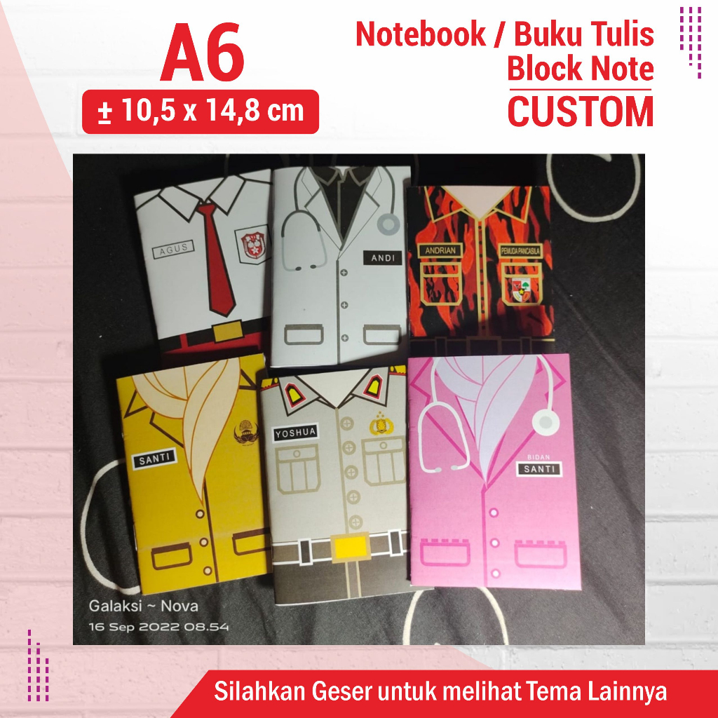 

AESTHETIC BOOK MINI CUSTOM NOTE BOOK CUTE MINI BOOK NOTE NOTEPAD NOTES FREEBIES BUKU MINI LUCU BUKU KECIL CUSTOM MINI BOOK SOUVENIR NIKAH - A6