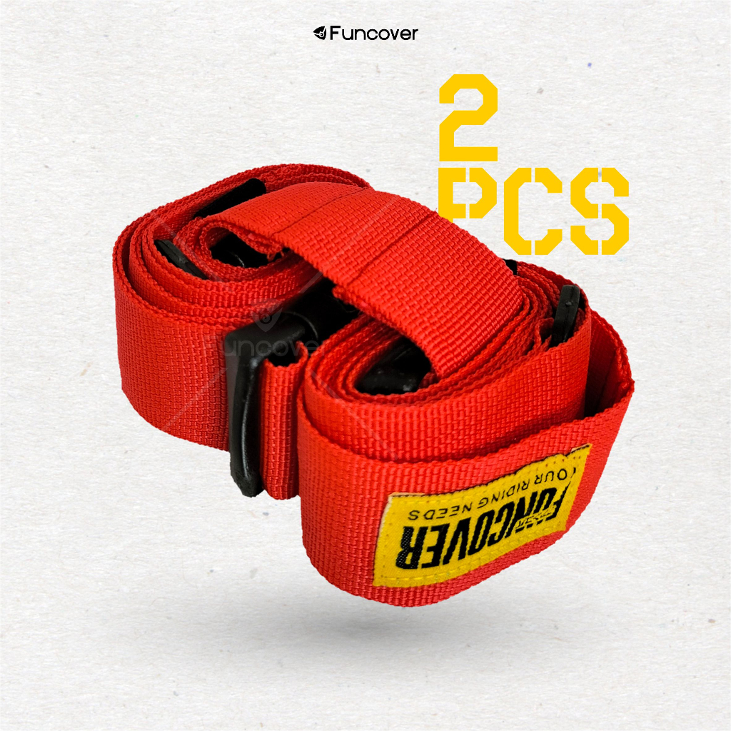 Tali Belt Strap Pengikat Barang 2m Sabuk Kargo Luggage Bagasi Koper by funcover