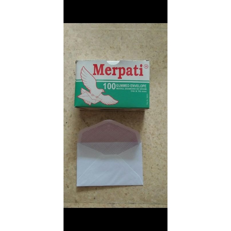 

Amplop merpati visit 60G isi 100
