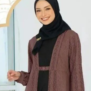 Gamis Nibras sarimbit ori syar'i syari model yang sangat cocok untuk keluarga 2023, warna sangat men