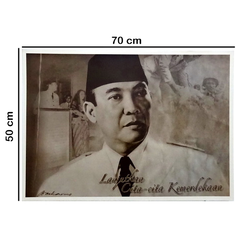 Poster Presiden RI Pertama Ir Soekarno