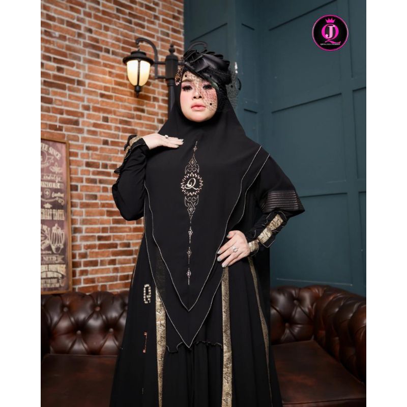 gamis syar'i Jeddah Qisyajaya 3 in 1