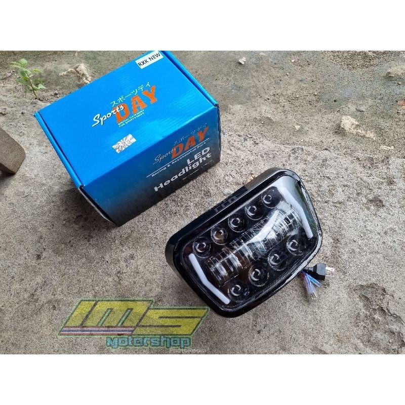 Lampu Depan Daymaker Rx King Oval Lampu Depan Set Batok Rx King