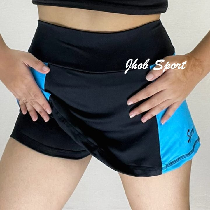Rok Mini Sport/Sport Mini Skirt/Celana Rok Olahraga Senam/Tennis Mini Skirt/Rok Olahraga Senam Wanita