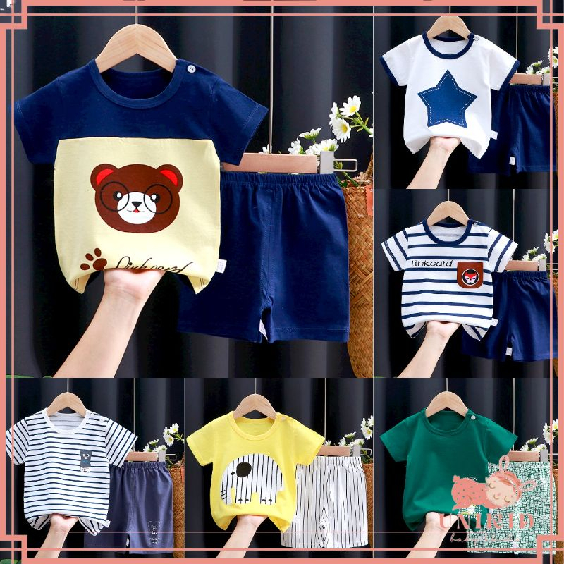 UNIKID SETELAN BAJU ANAK BAYI IMPORT UMUR 0-6 TAHUN MOTIF IMPORT