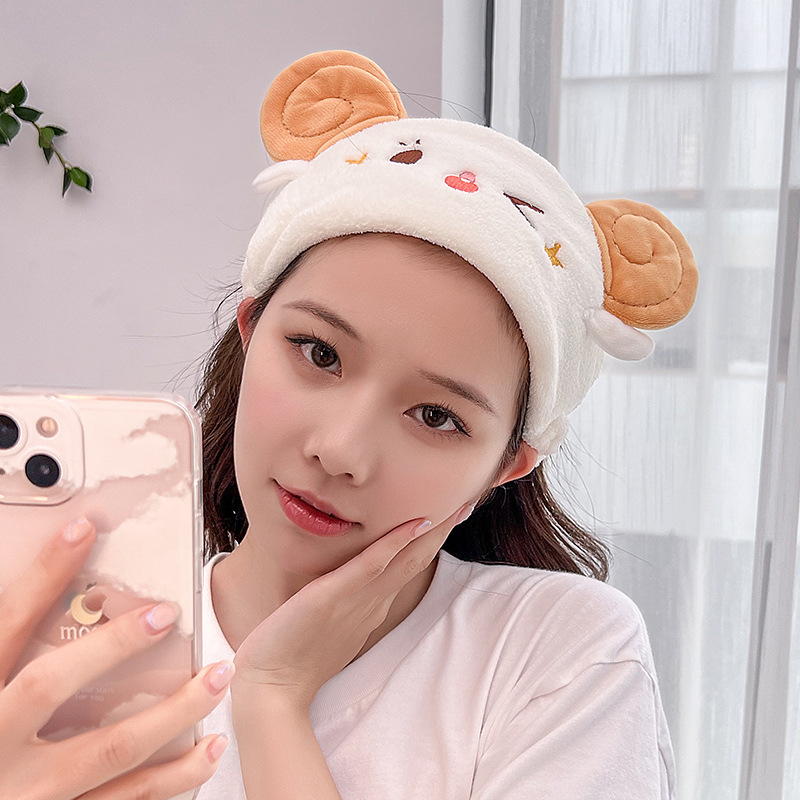 Bandana Bando Headband Makeup atau Cuci Muka Motif Imut dan Lucu Model Korea