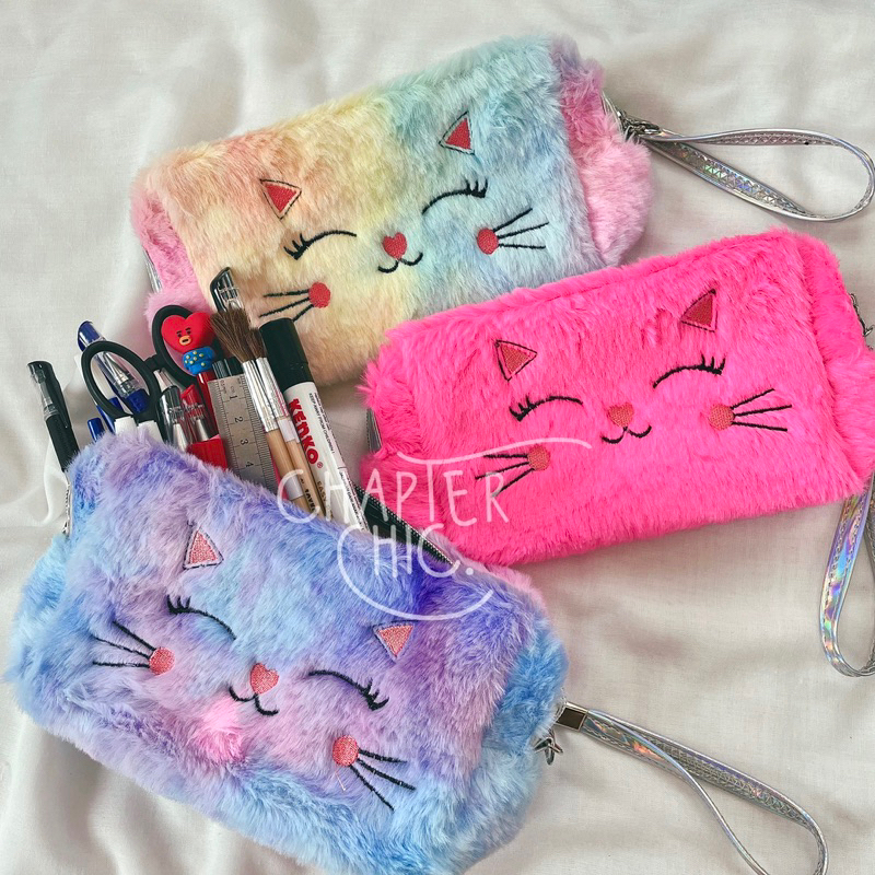 

Kitty Pensil Case Makeup Pouch Tempat Pensil Kotak Dompet Rias Tas Kucing