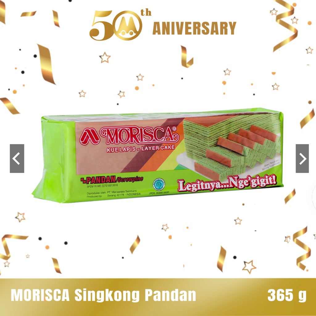 

KCC311 - Morisca Lapis Pandan 365gr