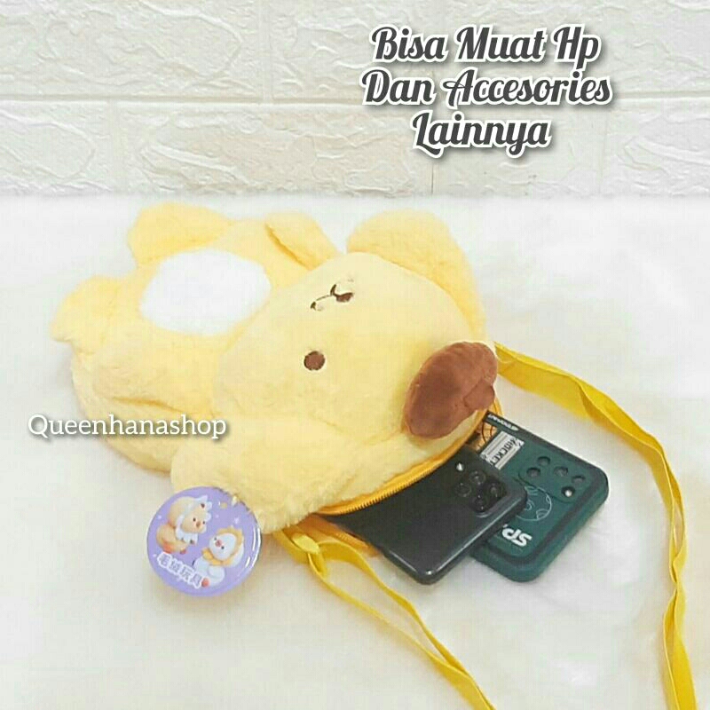 New Tas Selempang Boneka Kekinian Full Body Karakter