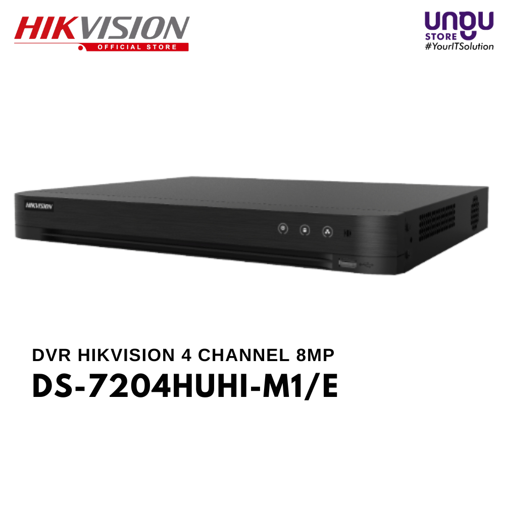 DVR 4 CHANNEL 8MP HIKVISION DS 7204HUHI M1/T  DVR 4CH HIKVISION 8MP