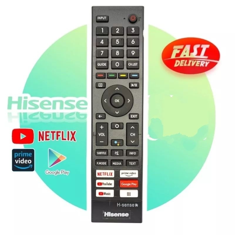 Remote TV HISENSE SMART TV ANDROID LCD LED