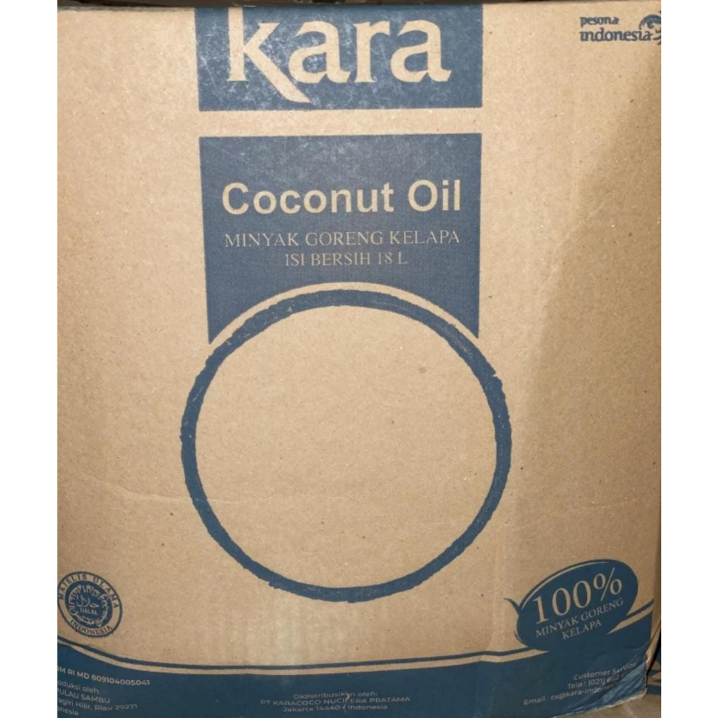 

minyak kelapa asli kara bib 18 liter