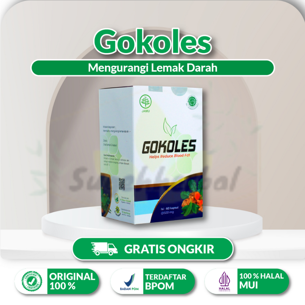 GOKOLES PENGHANCUR LEMAK DARAH TINGGI HERBAL BPOM