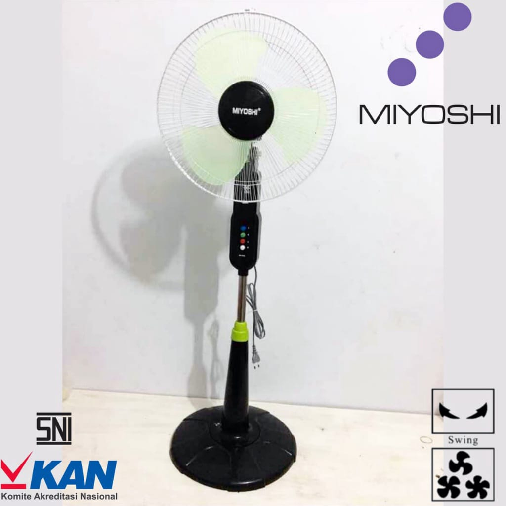 KIPAS ANGIN BERDIRI YASAKA MIYOSHI 16 INCH STAND FAN 16 INCH YASAKA MIYOSHI KIPAS MURAH