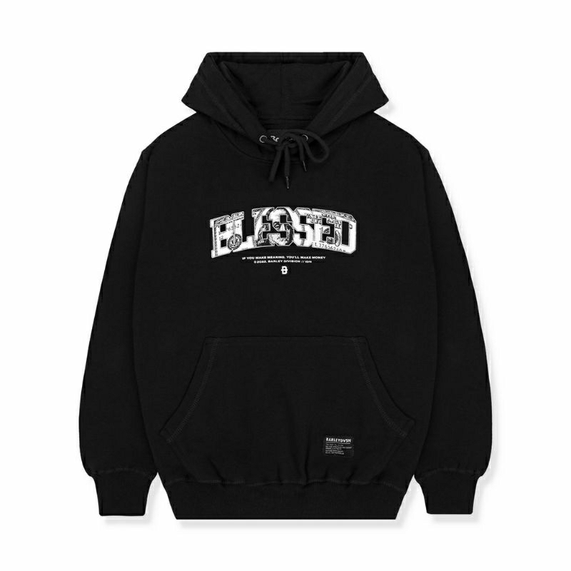 Hoodie Sweater Barley Dvsn Hitam BRLY04 Unisex