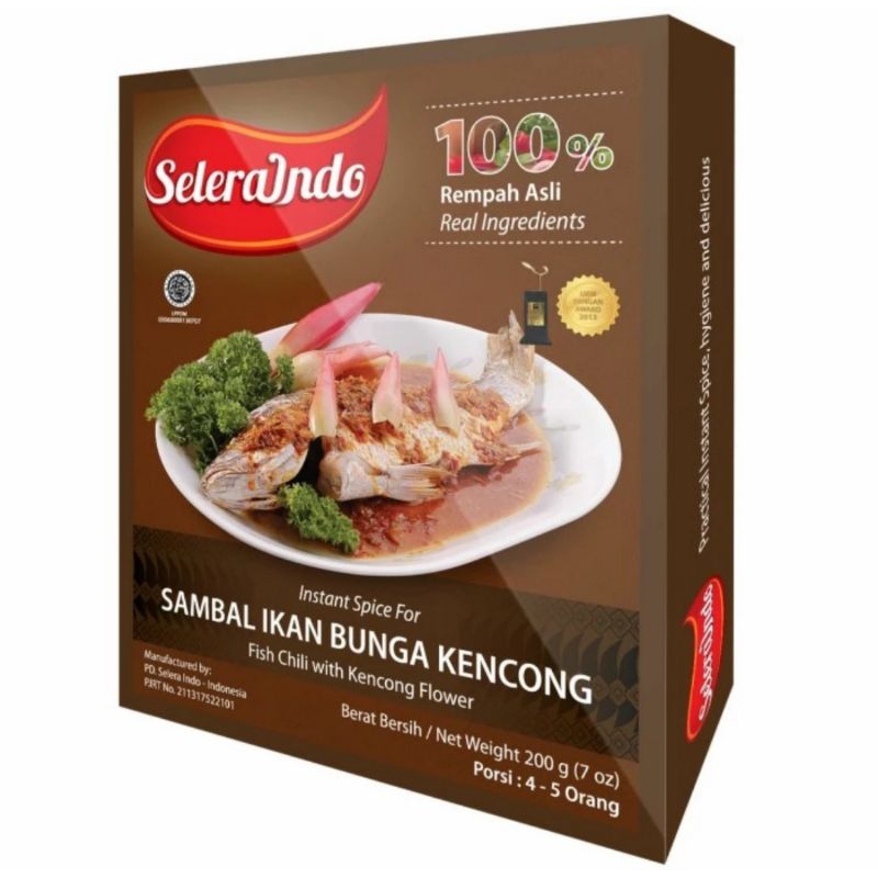 

Selera Indo Bumbu Sambal Ikan Bunga Kencong